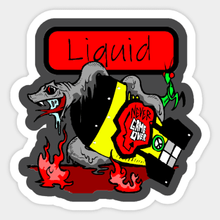 Tribute to Liquid Snake Sticker